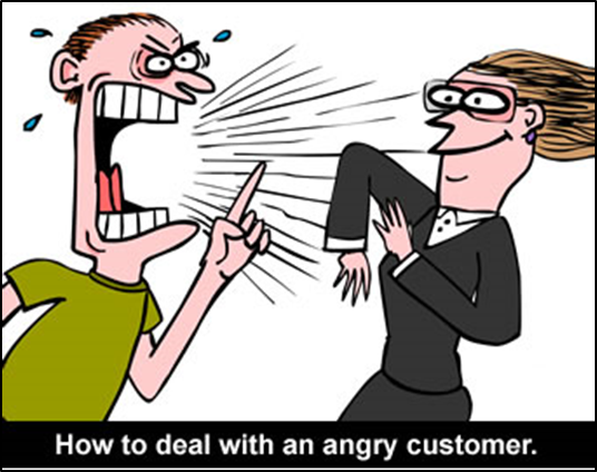 angry customer