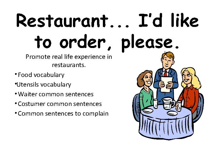 While Ordering