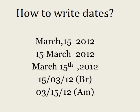 how to write dates in essays uk