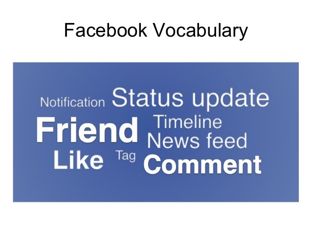 Facebook vocabulary