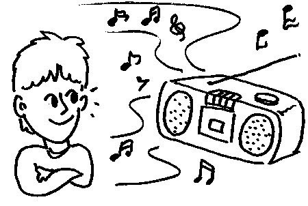 Listening radio