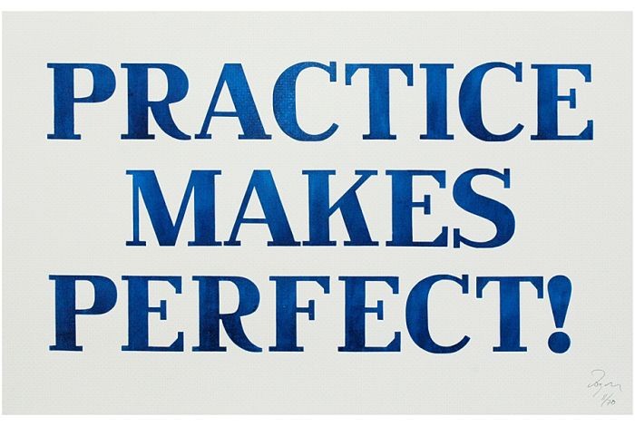 practice makes perfect